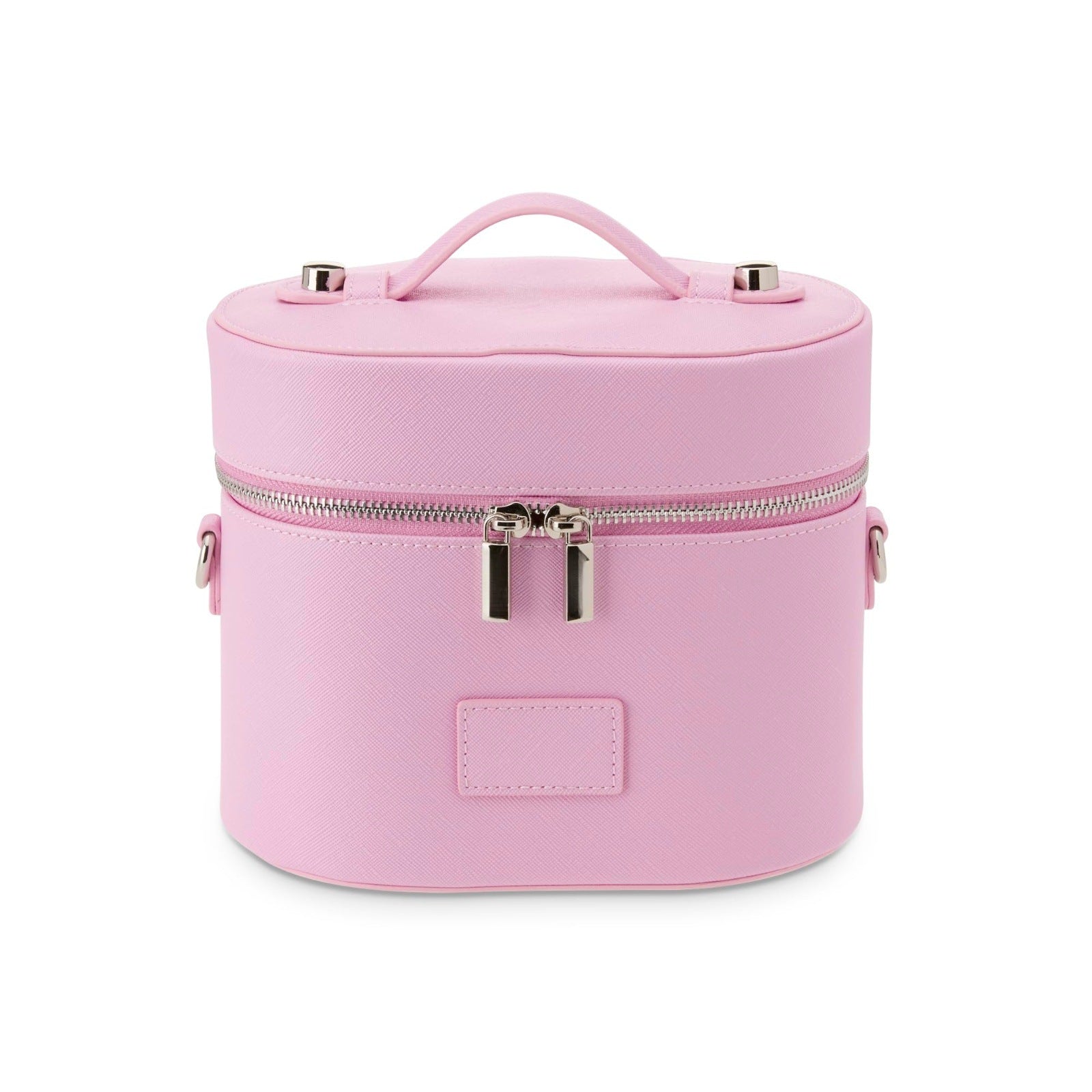 Women's Light-Luxury Cosmetic Bag With Handle | PU Leather Makeup Organizer